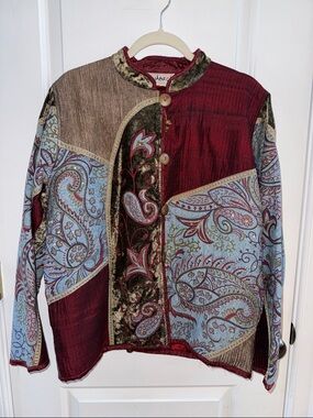 Flashback Vintage Patchwork Boho Jacket - Wearable Art
